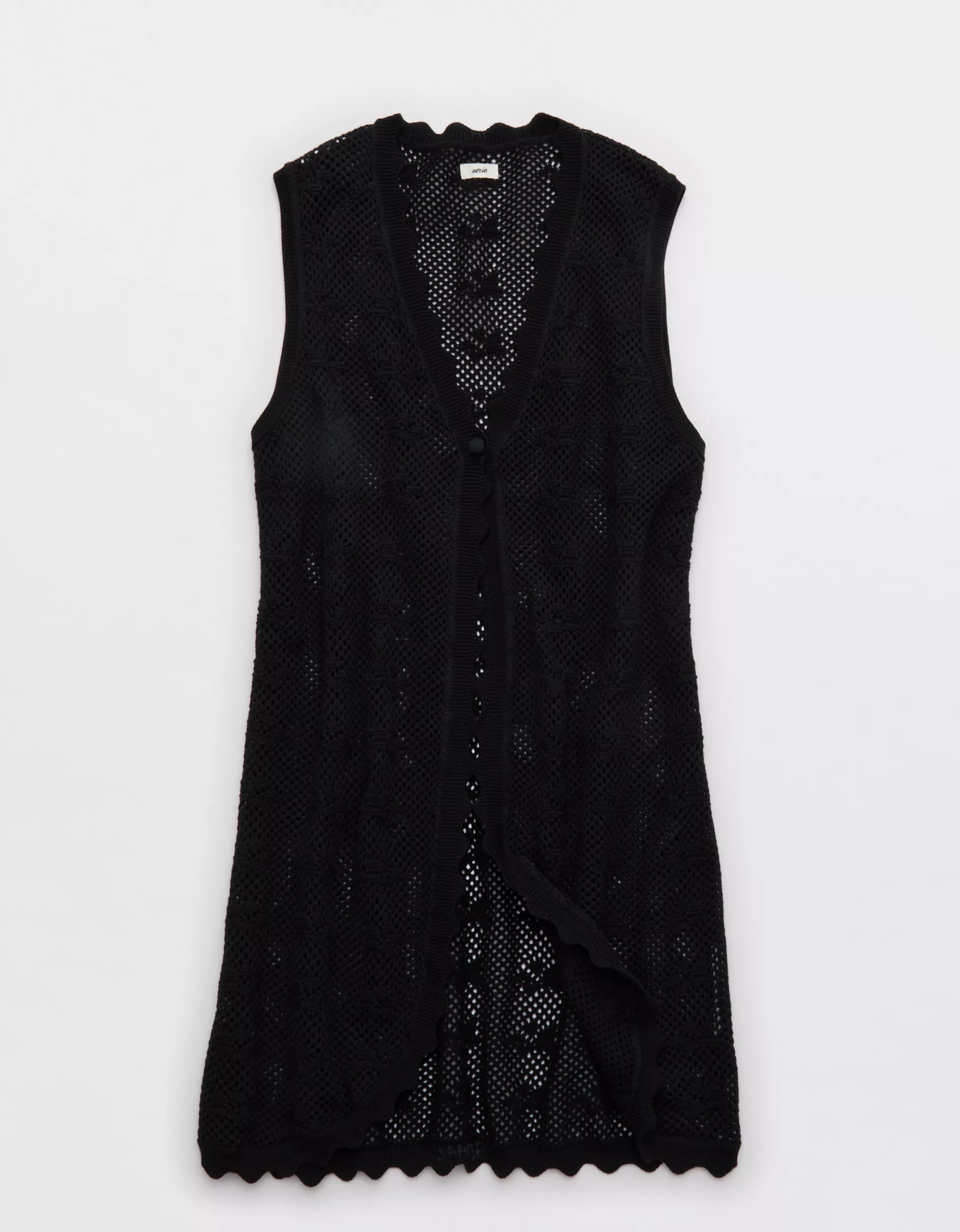 Aerie Scallop Crochet Coverup | Aerie