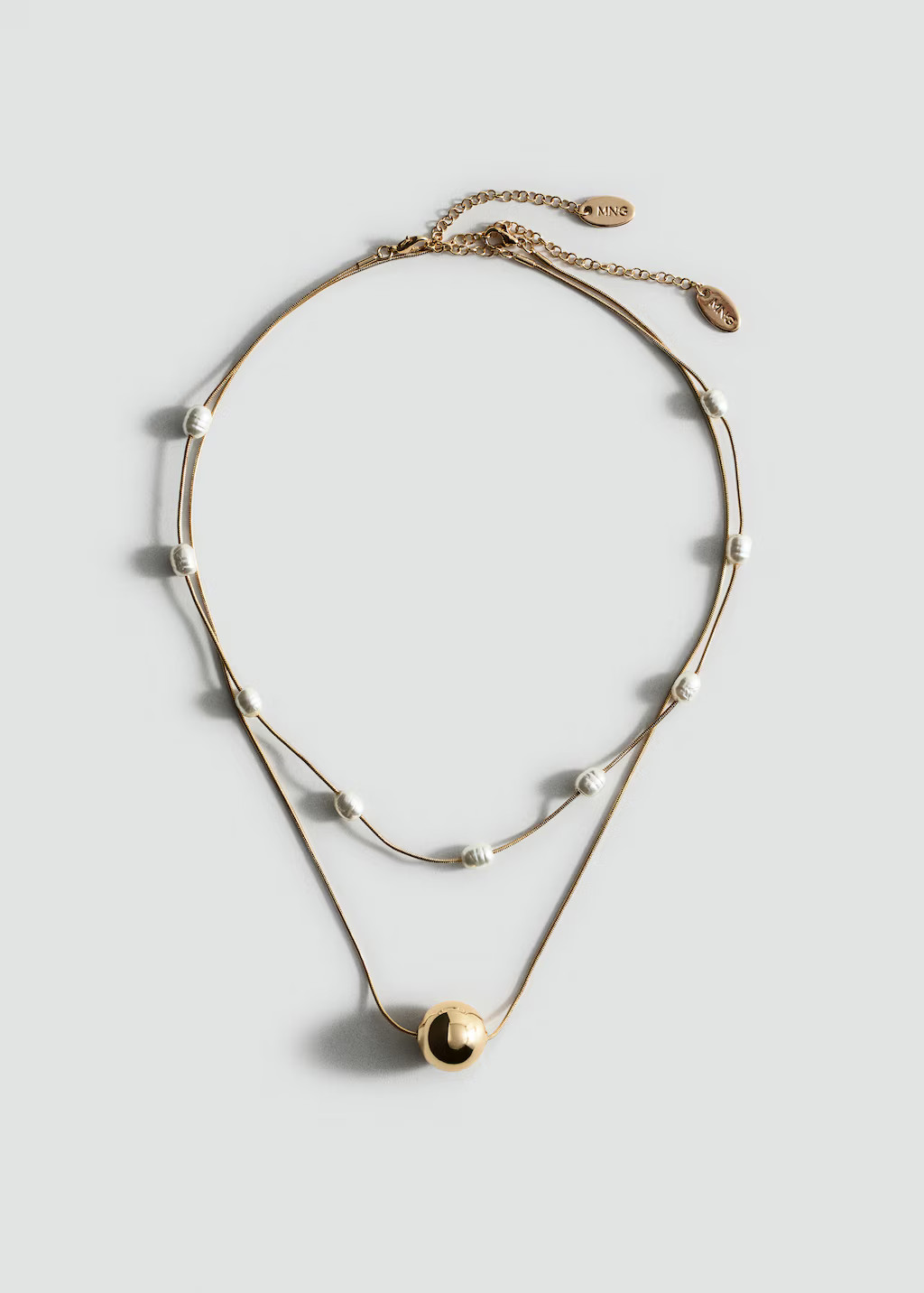 Mixed double necklace - Women | MANGO USA | Mango (US/MX/AU)