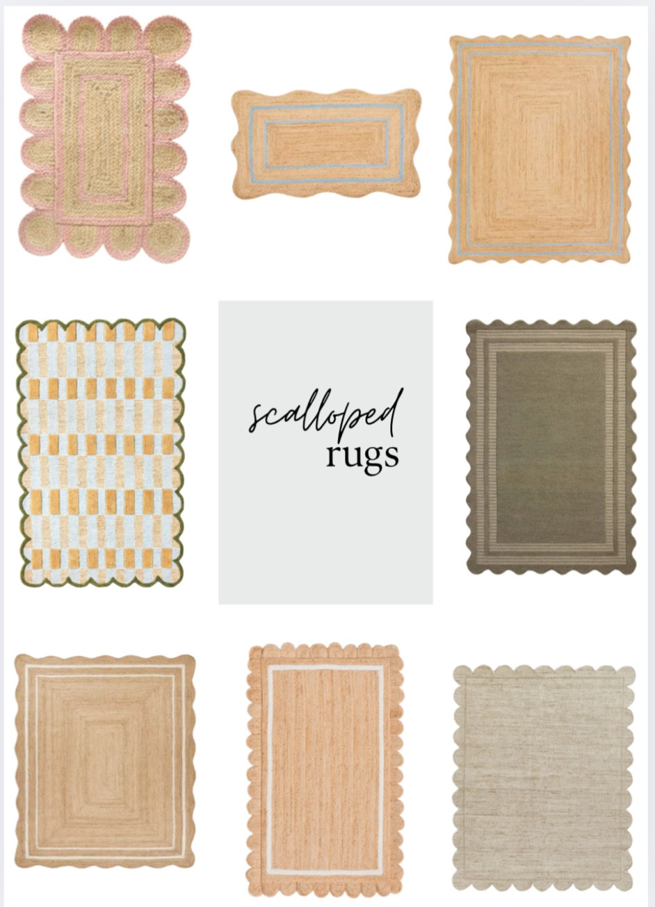 Scalloped rugs for all budgets! 

My favorite scalloped rugs. Girl bedroom rugs. Girl bathroom rugs. Jute rugs. Woven rugs. Scallops 

#LTKSaleAlert #LTKU #LTKHome