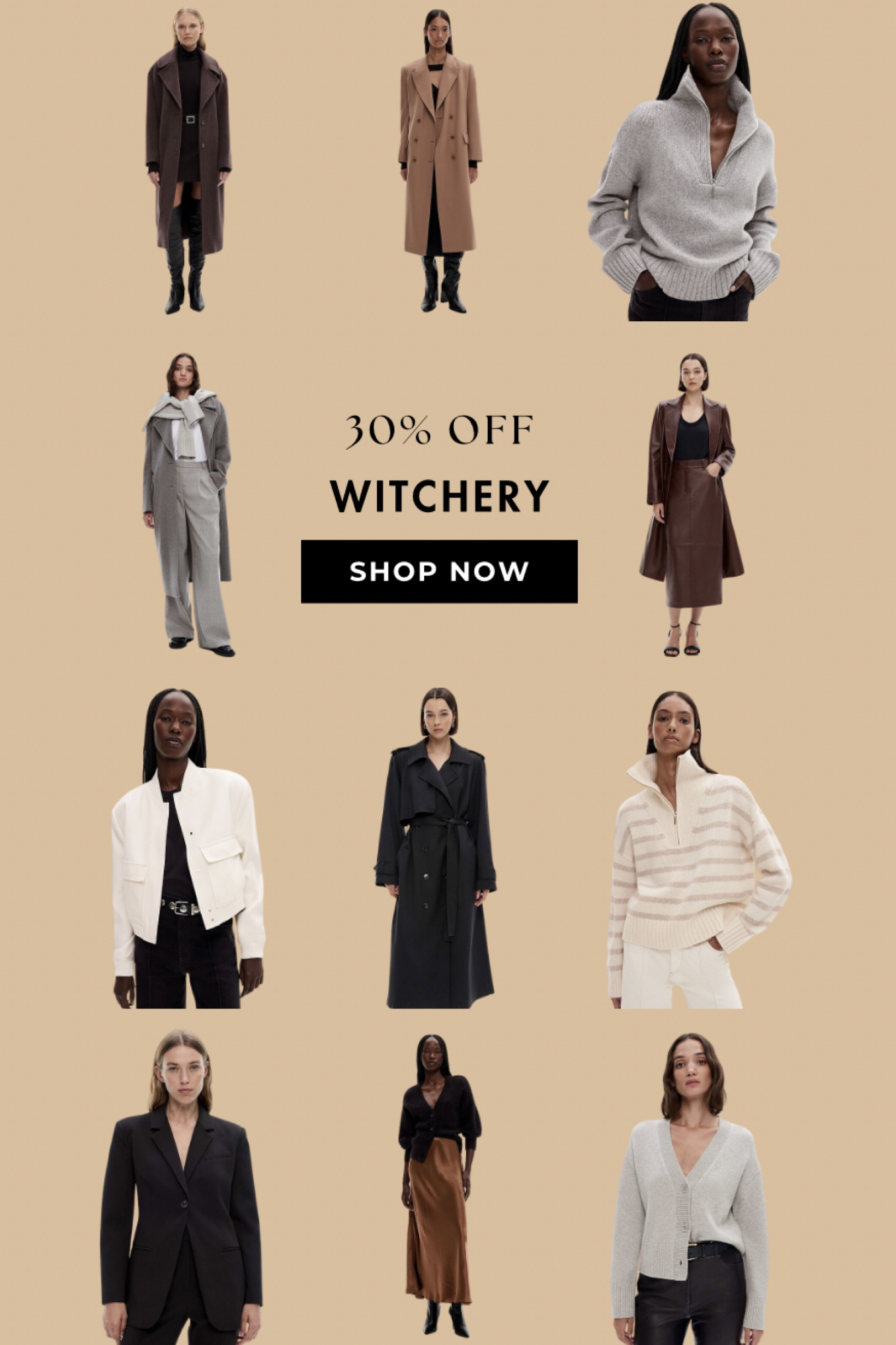 Vogue night is here & there’s 30% off everything at Witchery! Linking autumn winter must have staples for you 🍂



#LTKautumn #LTKaustralia #LTKworkwear