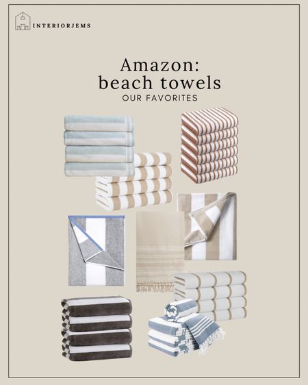 Amazon, beach towels, neutral, beach towels, extra large, beach towels, striped beach towels, pool must have

#LTKHome #LTKStyleTip #LTKSaleAlert