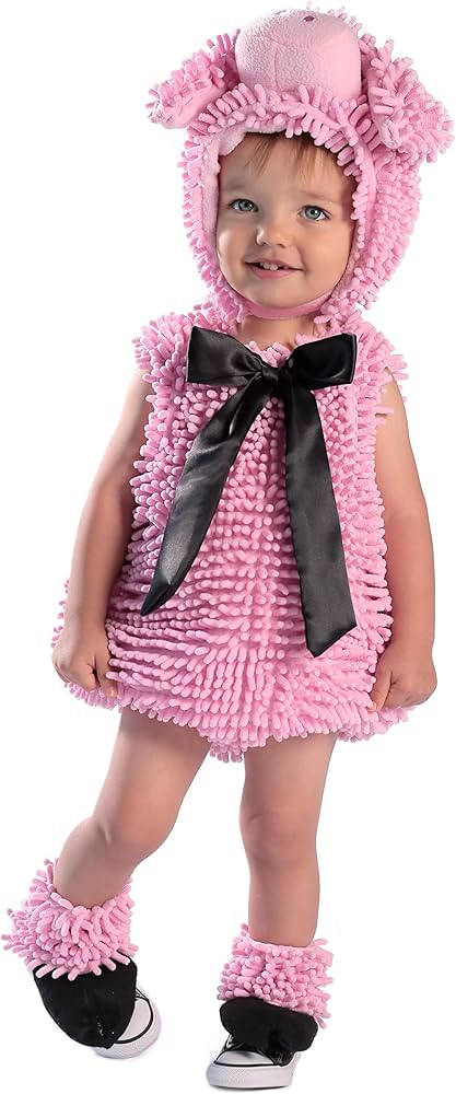 Baby Girls' Premium Squiggly Piggy, 18-24 Months, pink/black | Amazon (US)