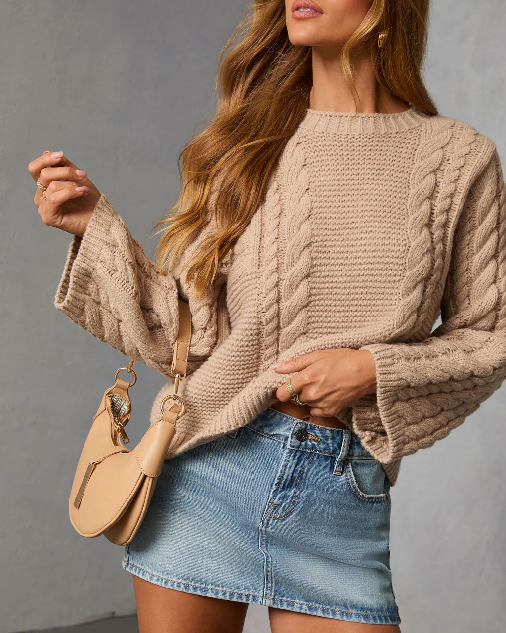 Acorn Trail Cable Knit Sweater | VICI