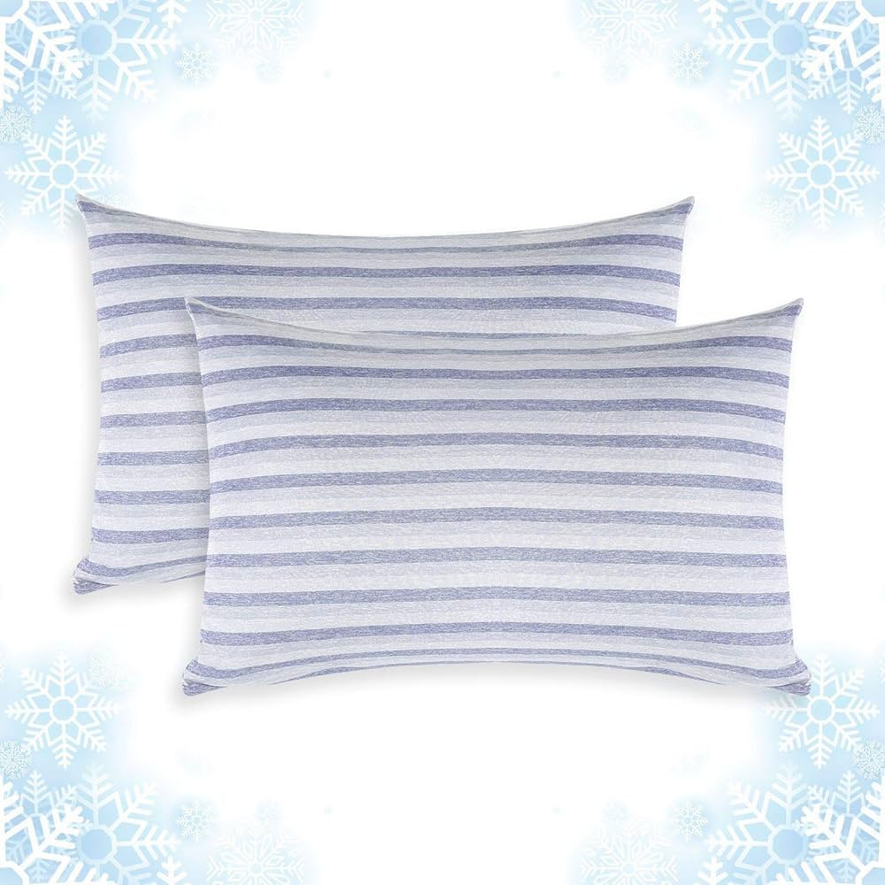 Ailemei Direct Cooling Pillowcase Set of 2, Double Sided with Hidden Zipper, Japanese Icy-Jade Fi... | Amazon (US)