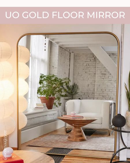 Beautiful urban outfitters gold floor mirror // urban outfitters / gold mirror / floor mirror / large floor mirror 

#LTKFind #LTKsalealert #LTKhome