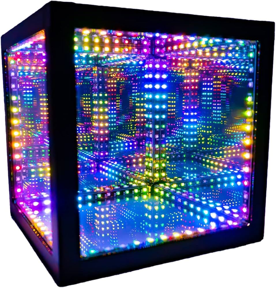 The Hyperspace Lighting Company HyperCube Infinity Cube LED Light - 10-Inch Sound Reactive Table ... | Amazon (US)