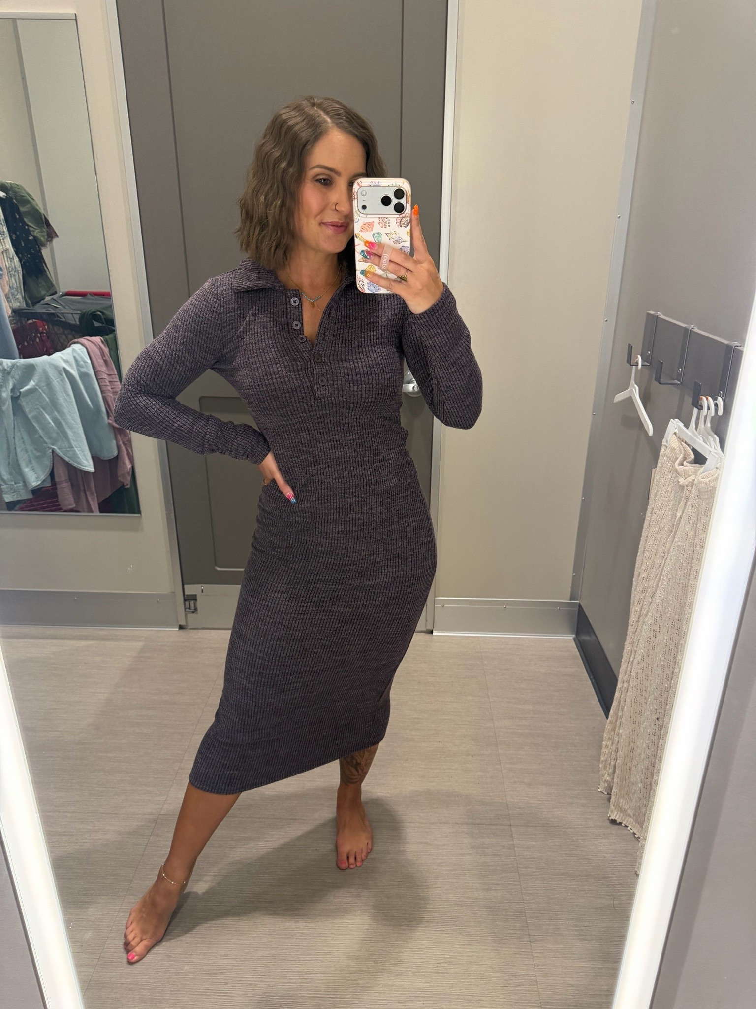 Yall this dress is a thicker material so perfect for the colder months! I’m wearing a small but would do a medium. It’s a little tight up top. Comes in more colors. @Target

#LTKSeasonal #LTKSaleAlert #LTKootd