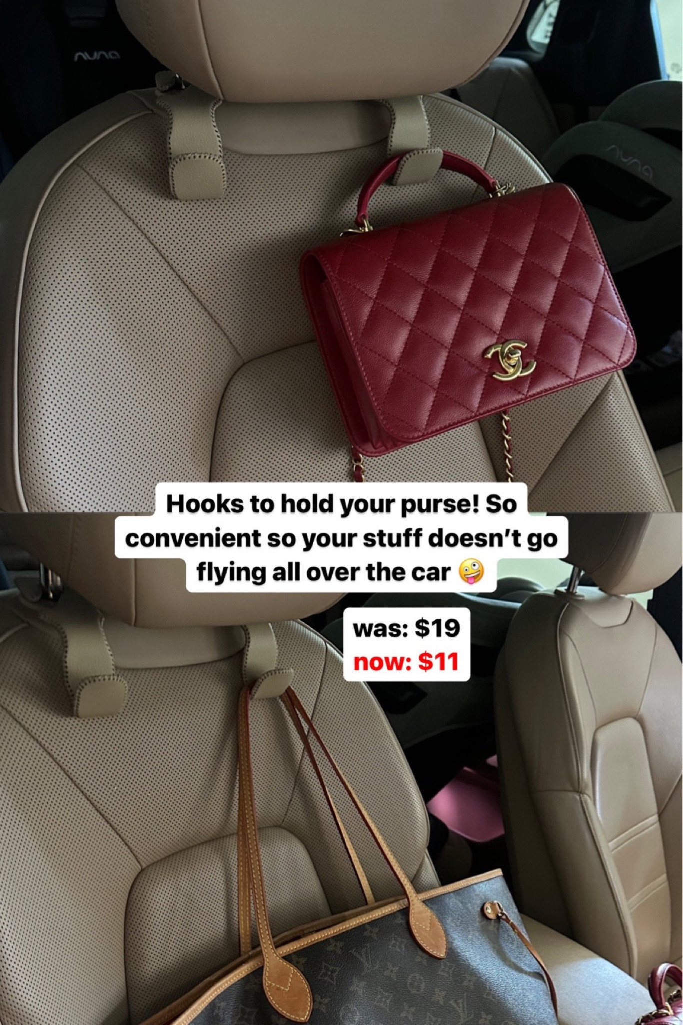 Purse hook for the car so your bag doesn’t go flying and everything falls out 🤣🤣

#LTKsalealert #LTKfindsunder50 #LTKhome