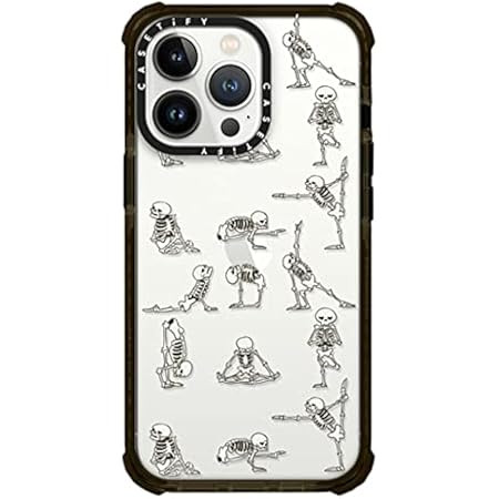 CASETiFY Impact Case for iPhone 13 Pro - Skeleton Yoga - Clear Black | Amazon (US)