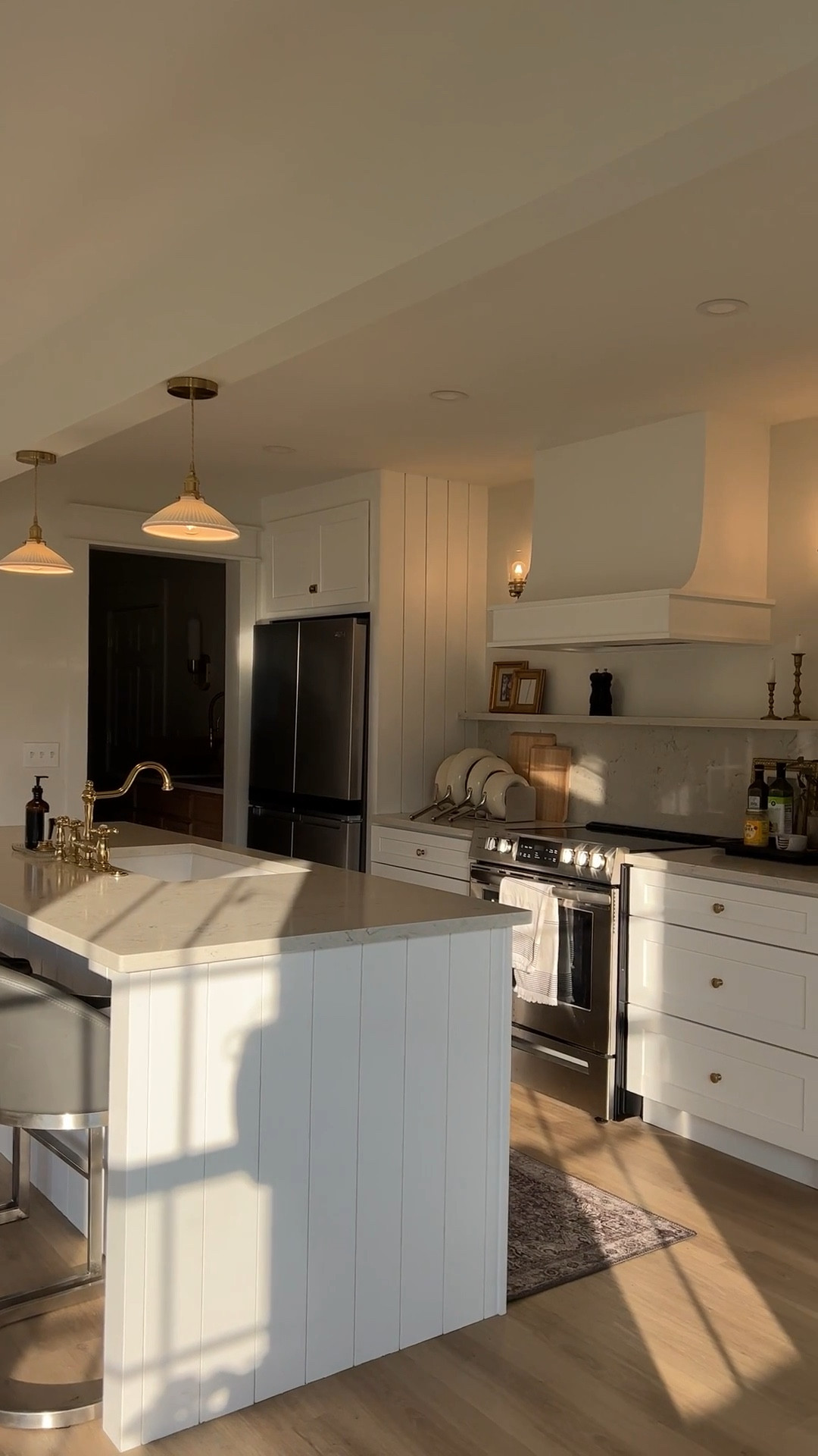 Sunlight streaming through a row of windows makes our little homeschool/breakfast nook one of my favorite spots in our home. It’s tucked right beside our newly redesigned kitchen, which keeps mornings feeling bright, fresh and organized. 

I love how the natural light, cozy corner seating, and open concept layout make this space work beautifully for both family meals and homeschooling at home. ✨

Whether we’re enjoying a slow breakfast, opening up the books for school, or just sitting with coffee, this sun-filled nook and modern white kitchen bring together everything I dreamed of—functional, minimal, airy, and timeless design.

Linked all the breakfast nook furniture, lighting, flooring, and kitchen essentials that make this corner feel so inviting. 

#LTKSeasonal #LTKFamily #LTKHome