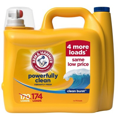 Arm & Hammer Clean Burst Liquid Laundry Detergent 174 Loads - 174oz | Target