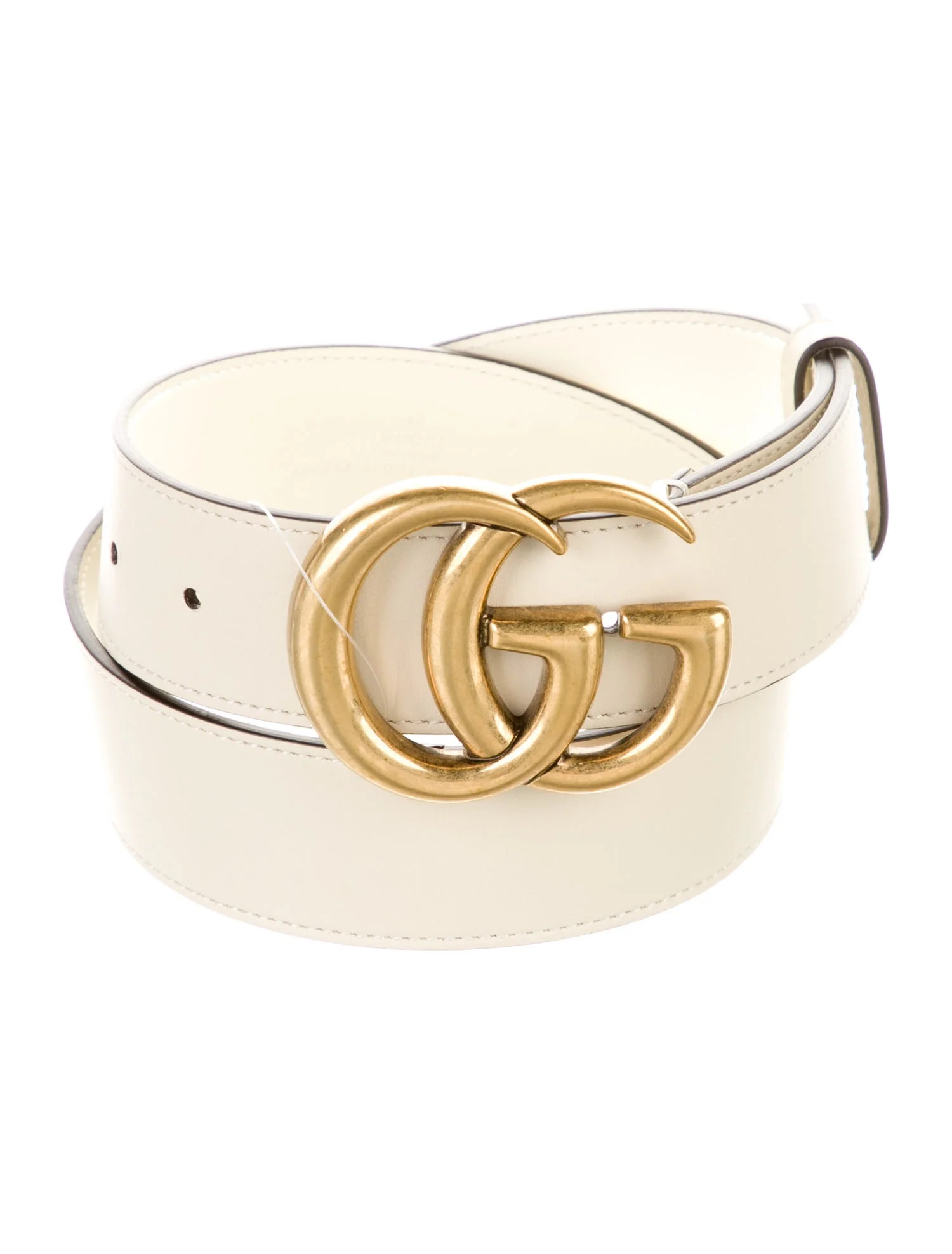 Double G Logo Leather Belt | The RealReal