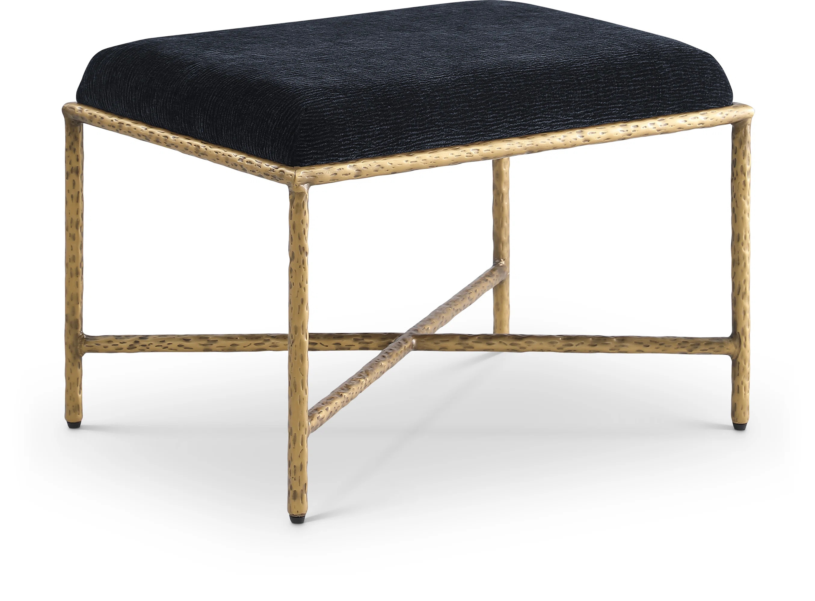 Iyania Chenille Fabric Bench | Wayfair North America