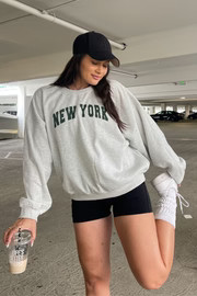 Yorker Sweater - Grey | Petal & Pup (US)