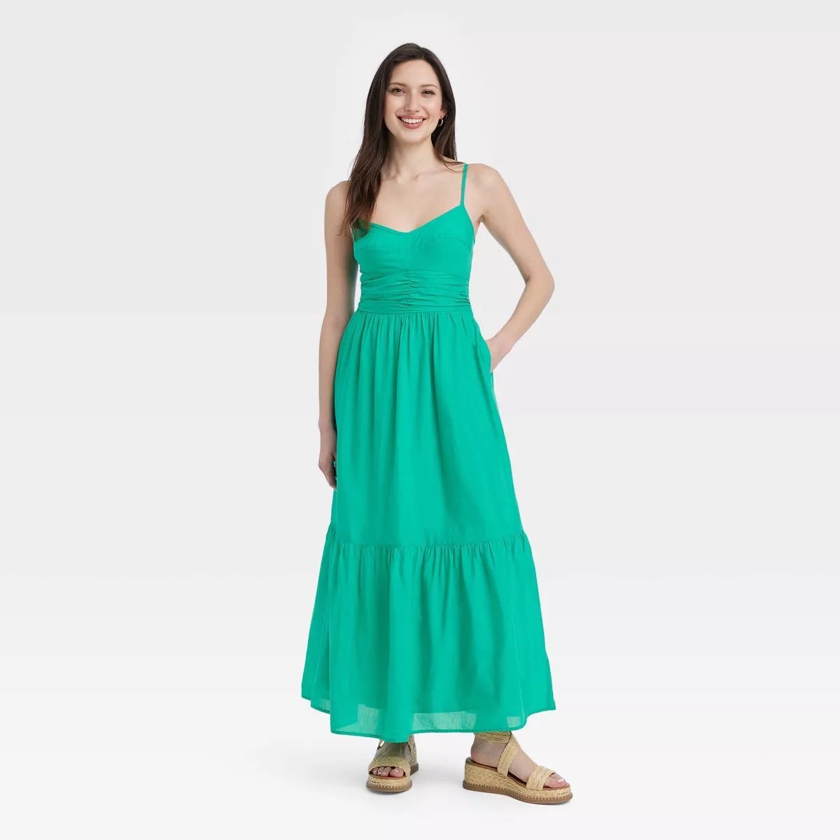 Women's Maxi Sundress - Universal Thread™ Green XS | Target