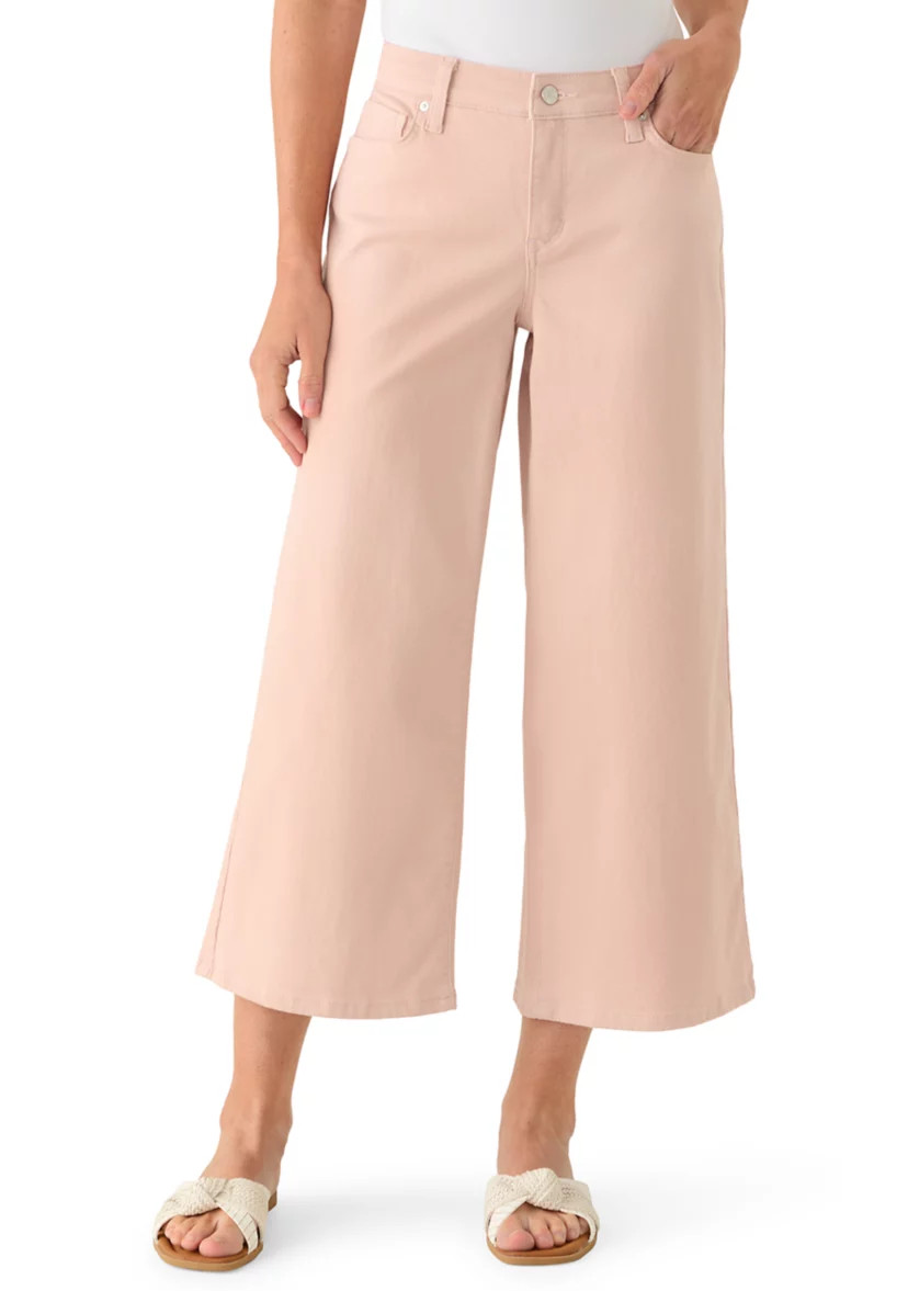 Women's Wide Leg Cropped Jeans | Belk