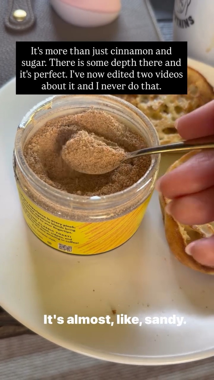 I AM OBSESSED with this Portland Toast Sugar. I have been putting it on/in literally everything: English muffins (current fave), coffee, oatmeal, cereal, toast, yogurt… the options are endless. And it’s PERFECT for fall/cozy season. If there’s one thing I influence you on lol, let it be this and thank me later.

#LTKfoodie