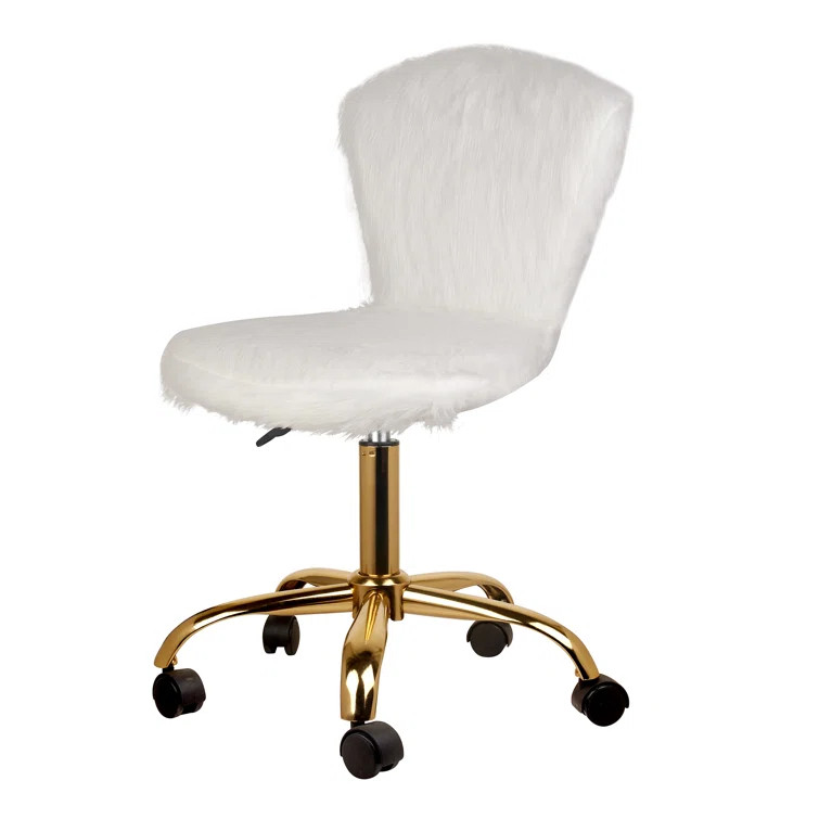 Cammack Faux Fur Task Chair | Wayfair North America