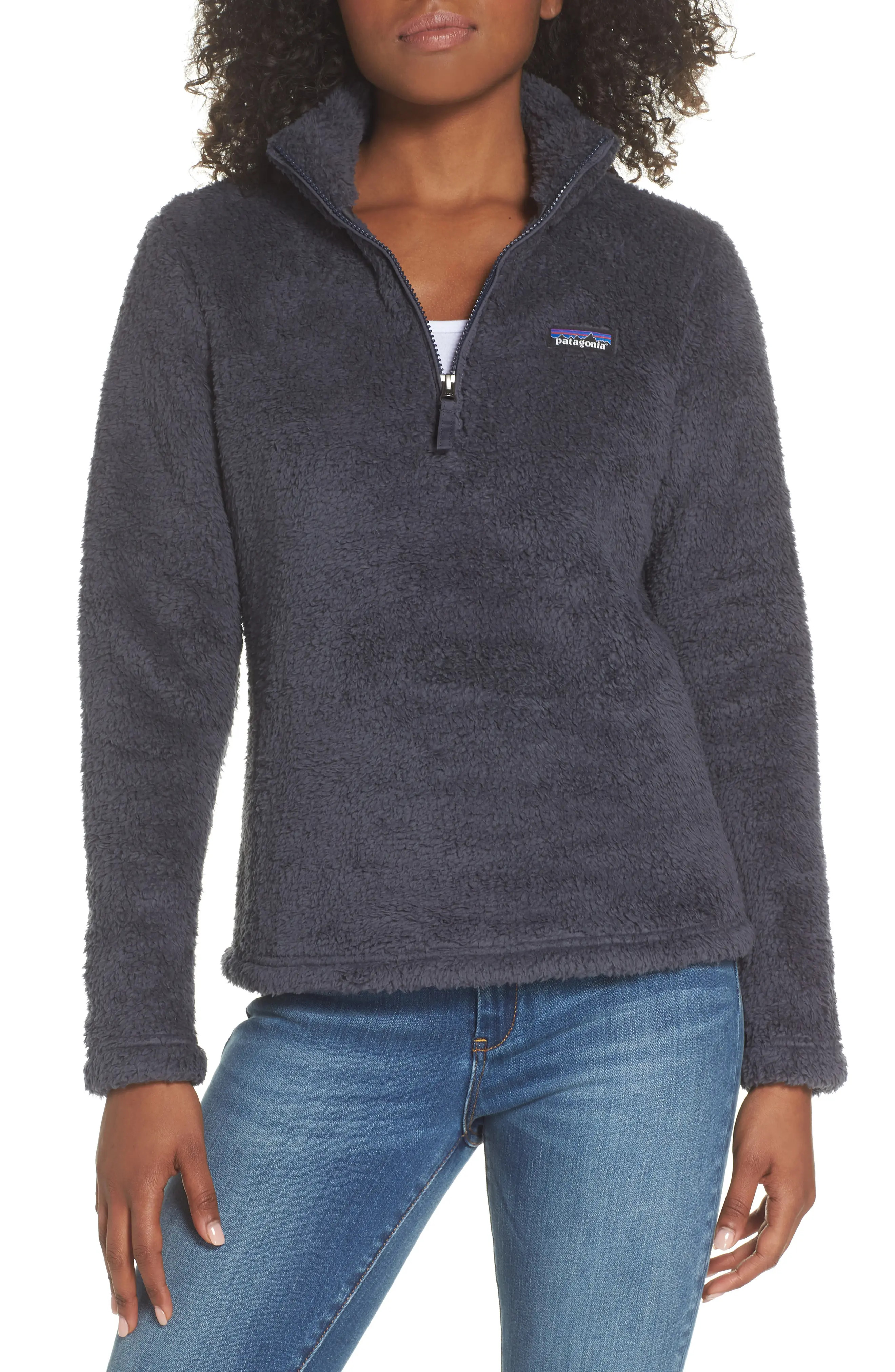 Women's Patagonia Los Gatos Fleece Pullover, Size Large - Blue | Nordstrom