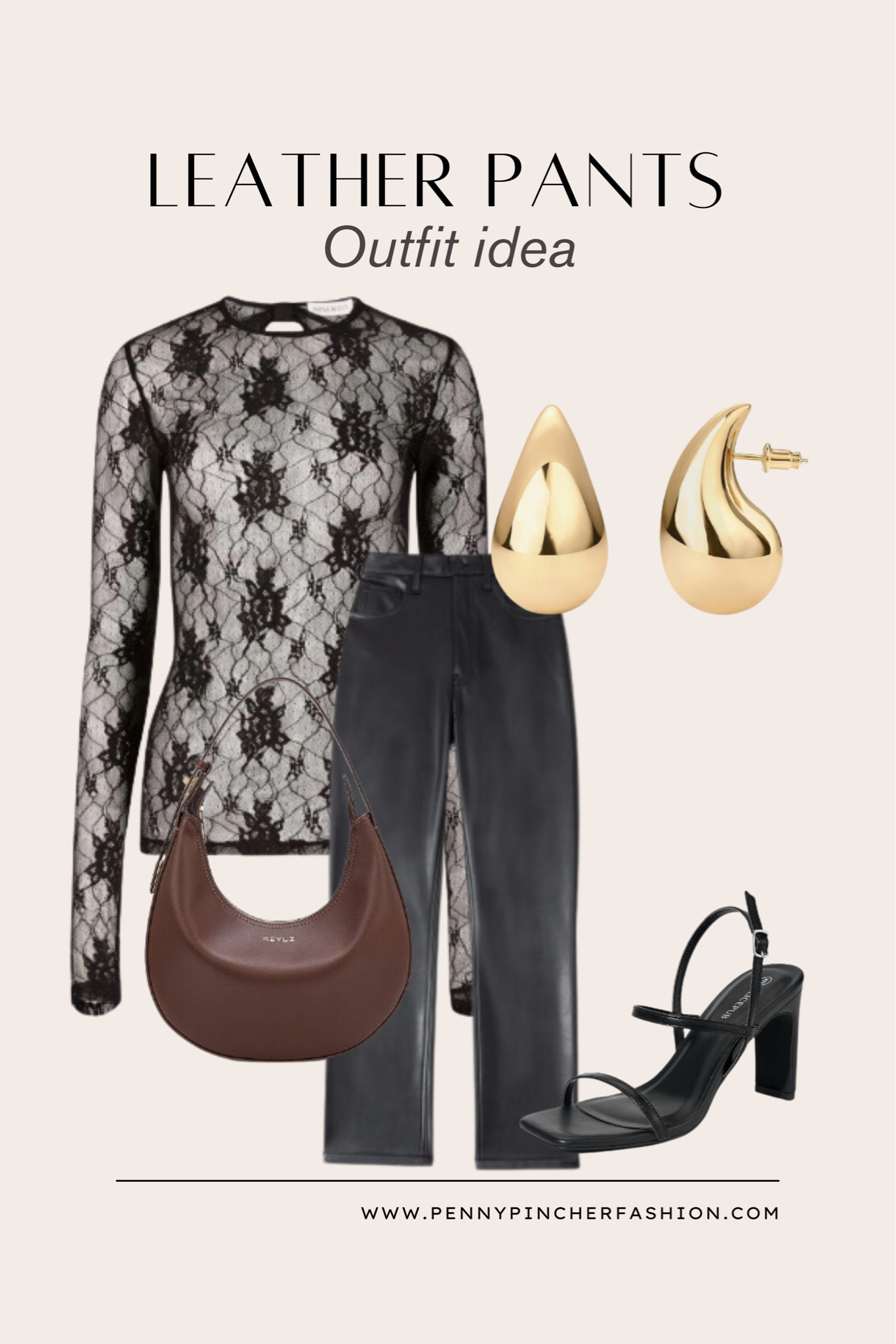 Date night outfit idea for fall with leather pants

#LTKItBag #LTKStyleTip #LTKShoeCrush