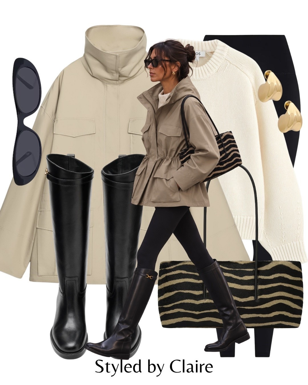 CINCHED WAIST JACKET❤️‍🔥
Tags: Zara puffer large pocket jacket knee high leather boots Massimo dutti zebra bag cos knit jumper black leggings fashion cool girl city break elevated basics inspo outfit ideas work office workwear autumn

#LTKautumn #LTKstyletip #LTKshoes