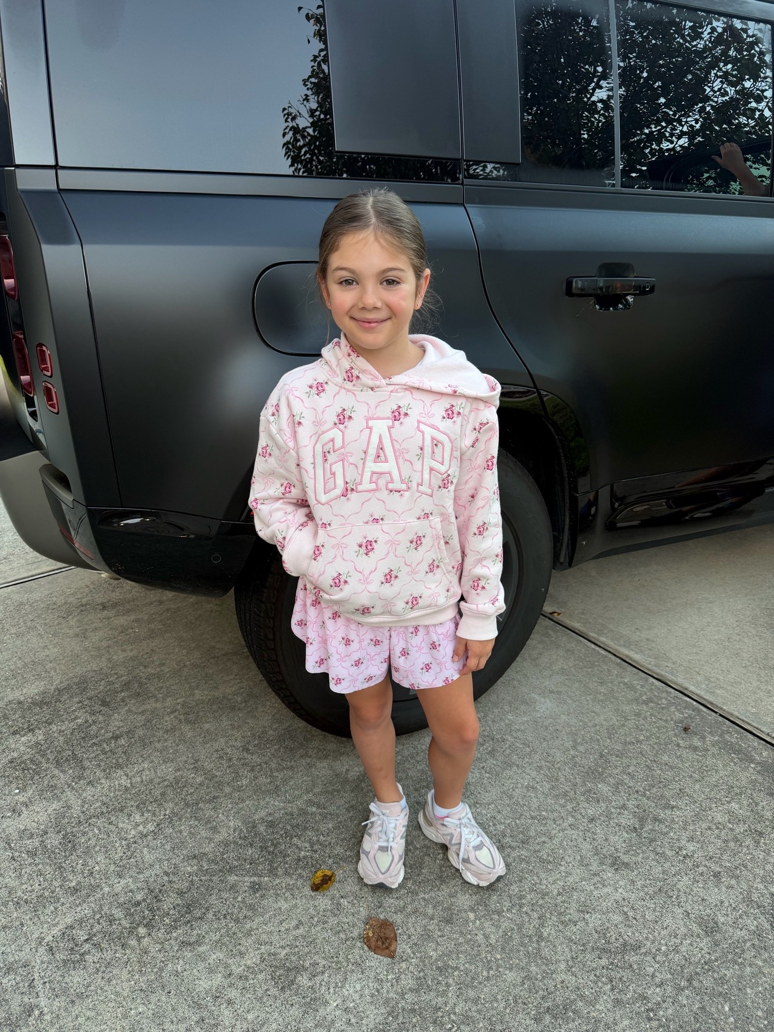 Girls ootd 
Gap matching set on sale
Girls new balance sneakers

#LTKKids #LTKootd #LTKSaleAlert