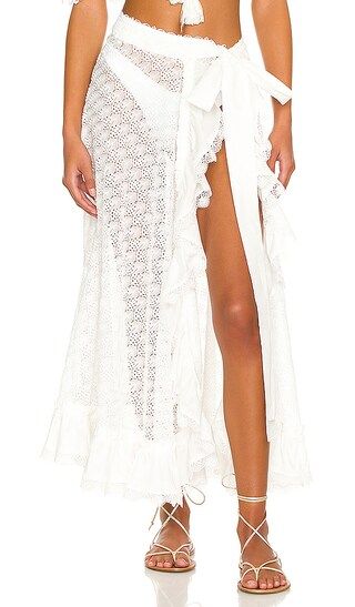 Janeiro Skirt in White | Revolve Clothing (Global)