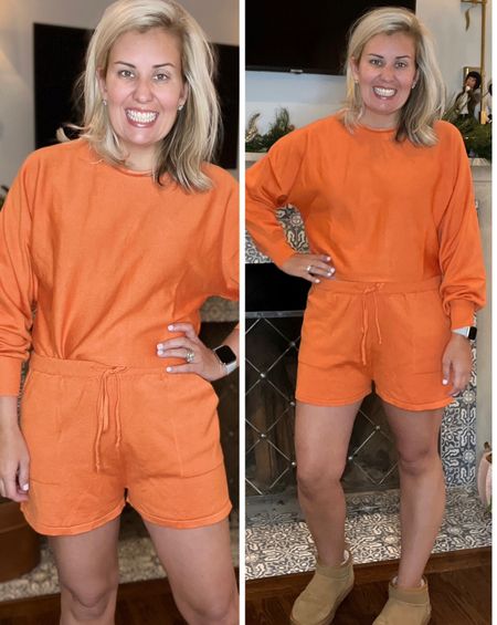 Orange you glad I showed you this set (comes in other colors too)!

Top runs a bit cropped so I suggest a front tuck.

I’m in small!

#amazonfinds

#LTKover40 #LTKstyletip #LTKtravel