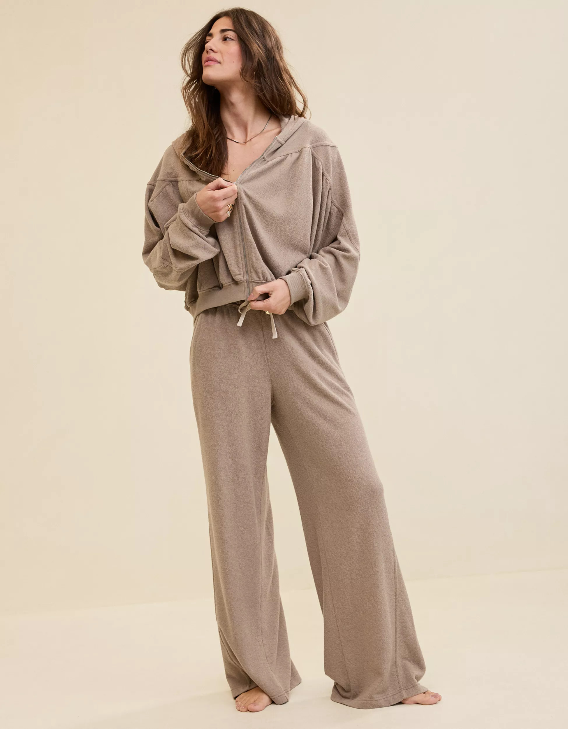 Aerie Soft Life Full Zip Sweatshirt | Aerie