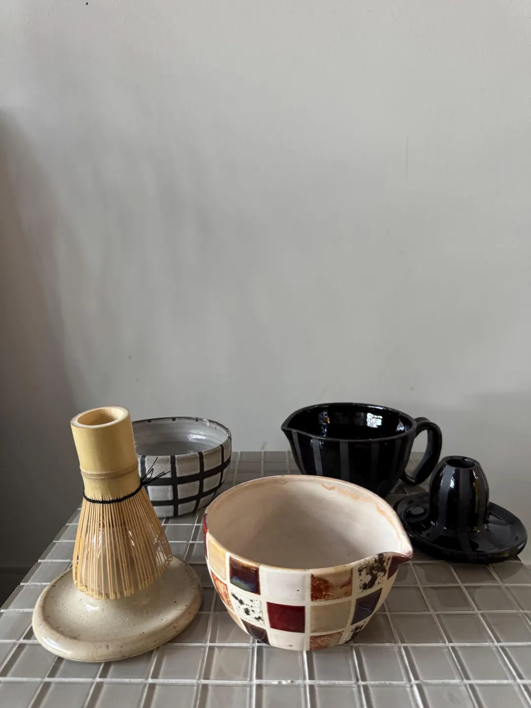 Handmade Wheel Thrown Matcha Bowl and Whisk Stand Sets - Etsy | Etsy (US)