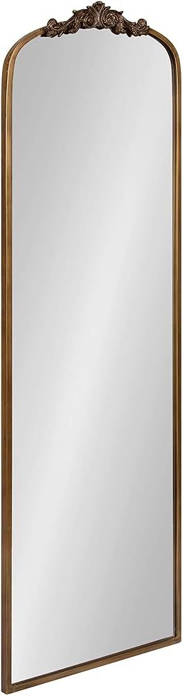Kate and Laurel Arendahl Glam Arched Vintage Full Length Mirror, 18 x 58, Gold, Traditional Baroq... | Amazon (US)