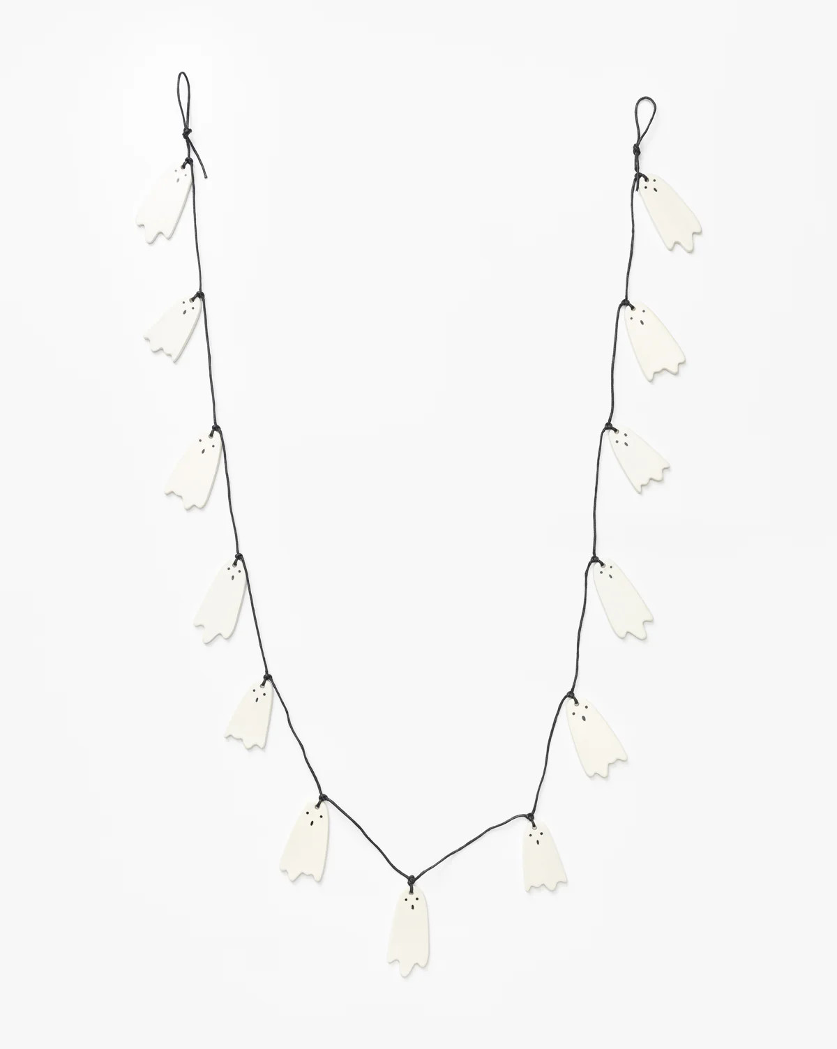 3' Ceramic Ghost Garland | McGee & Co. (US)