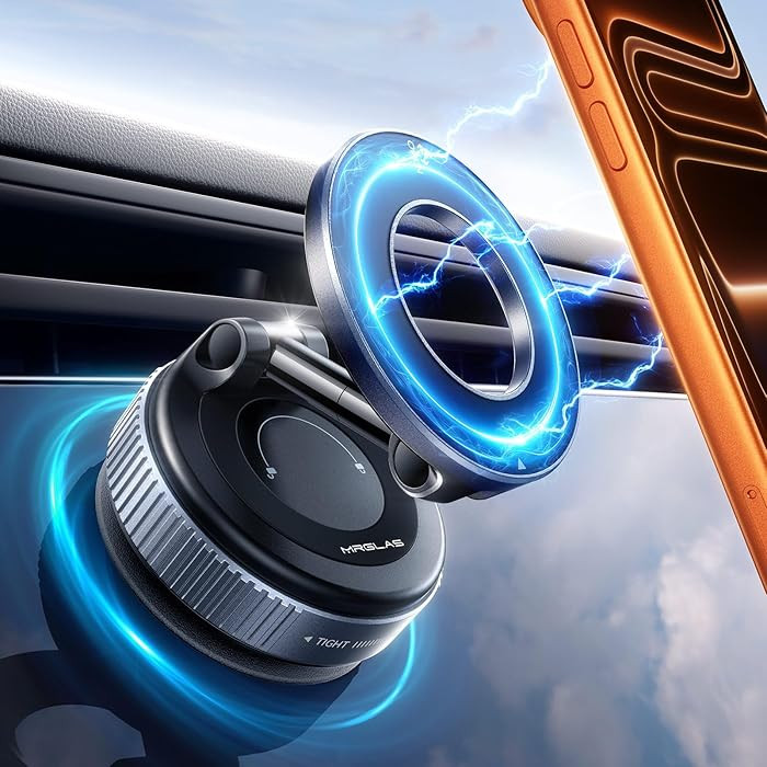 MRGLAS 2026 Upgraded Phone Holders for Your Car, Magsafe Car Mount Ultra Magnetic, 360° Adjustab... | Amazon (US)