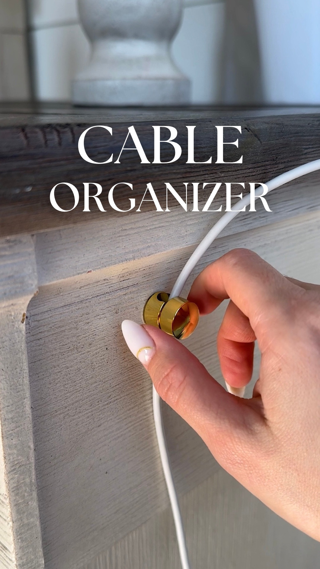 You need this to organize your cords✨

cord organizer, charging cord holder, cable tidy, tidy home, desk organization tips, amazon home find, amazon must have

#LTKFindsUnder50 #LTKHome #LTKSaleAlert