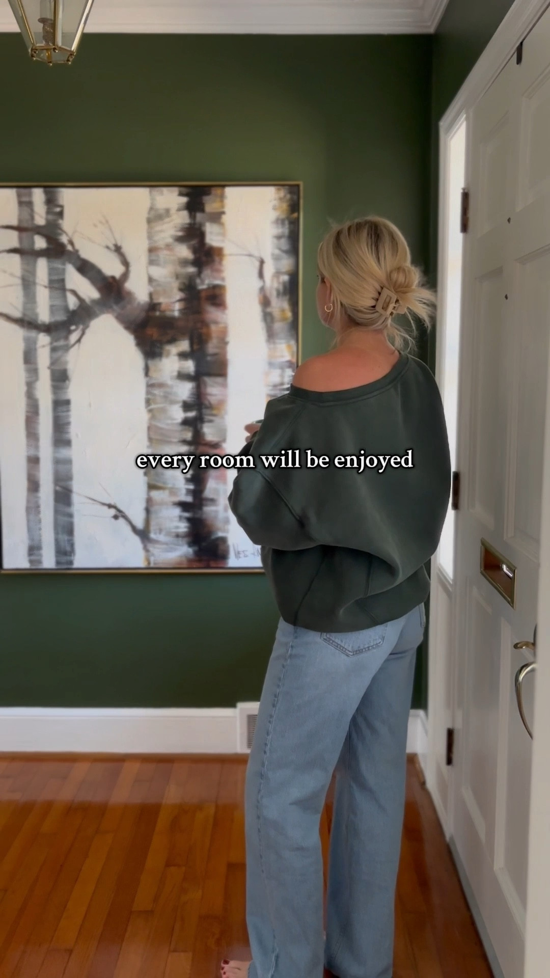I just paid my *mortgage*, so this weekend I will be enjoying every wall in this *house*… 😅

#LTKHome #LTKSeasonal #LTKStyleTip