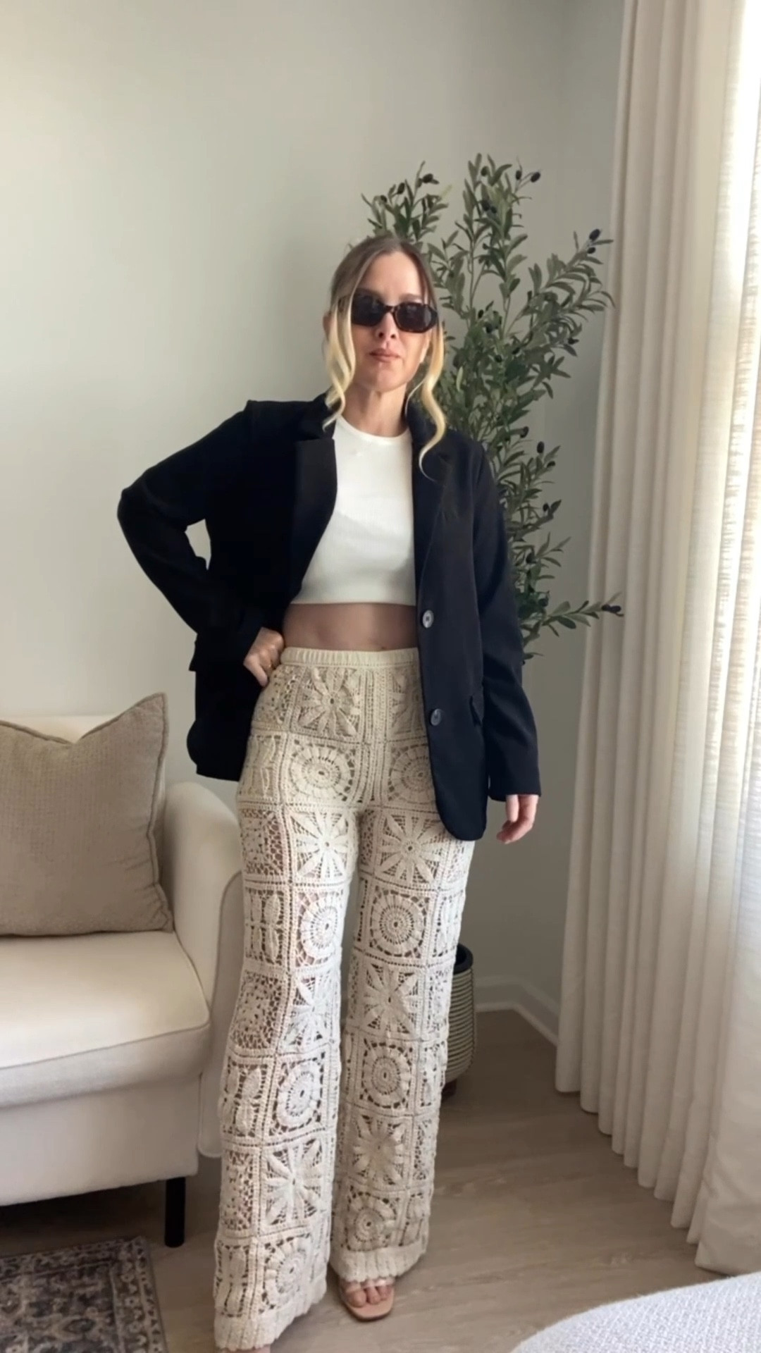Pants size S, tank white top size M, blazer size M. 🌊😌😻 I am 5’4. Bikini size M

#LTKFestival #LTKPetite #LTKSeasonal