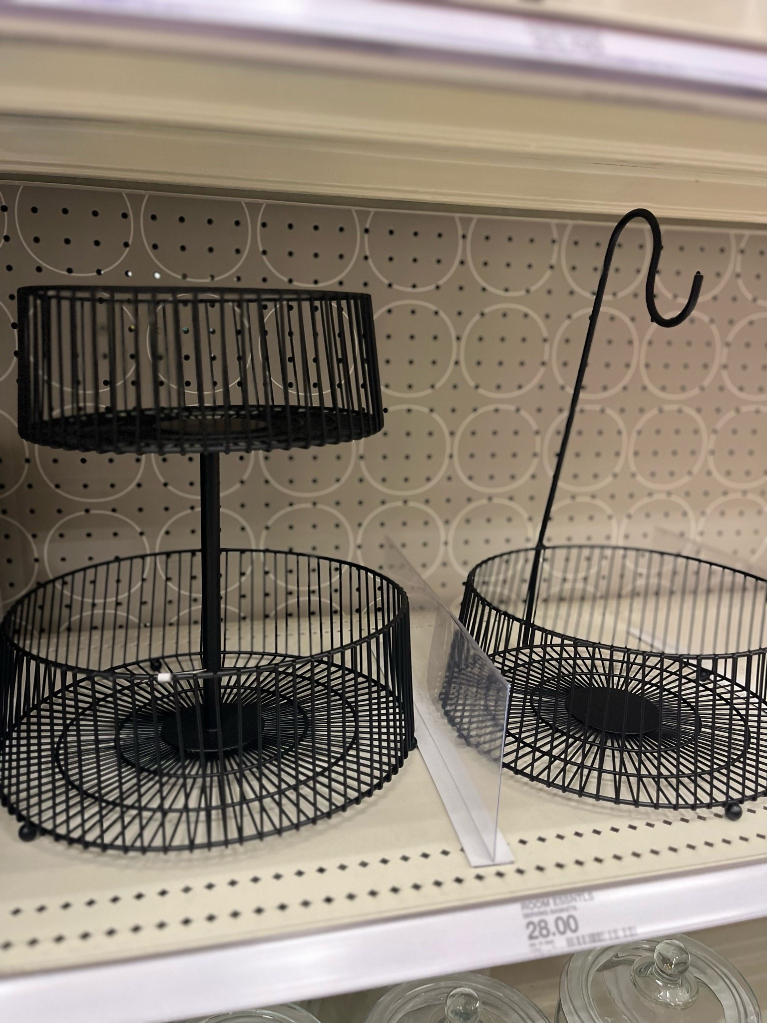 Fruit baskets, tiered fruit baskets, and fruit bowls