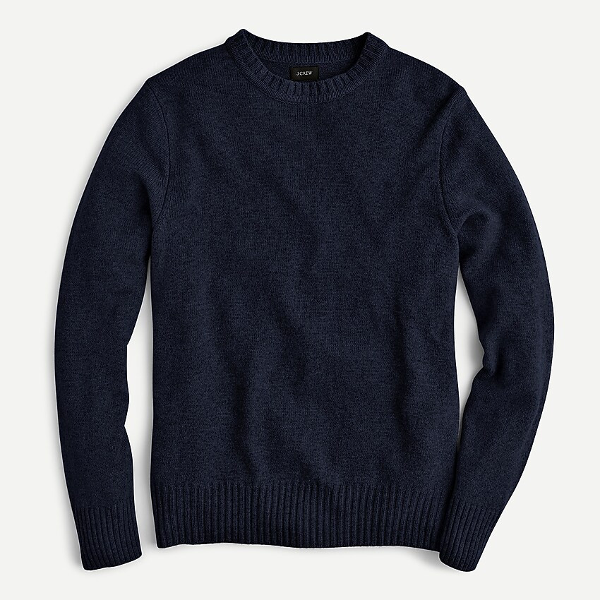 Rugged merino wool heather crewneck sweater | J. Crew US