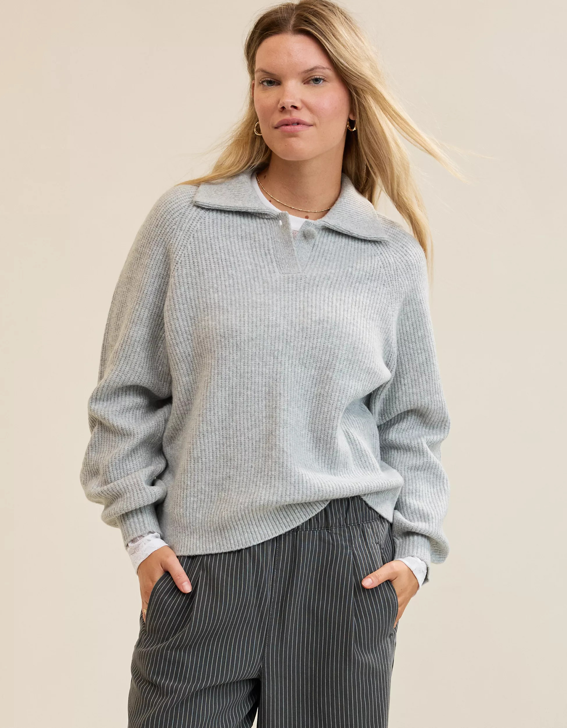 Aerie Classic Quarter Button Sweater | Aerie