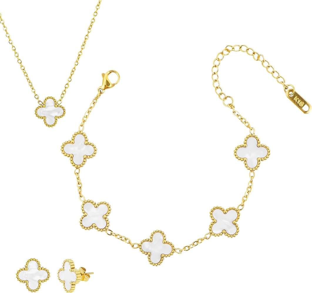 Necklace Bracelets and Earring Jewelry Sets : Jewelry for Women,Fashion Jewelry for Women,Stuff f... | Amazon (US)