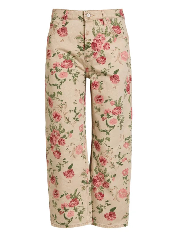 Deep Trance floral-print jeans | Farfetch Global