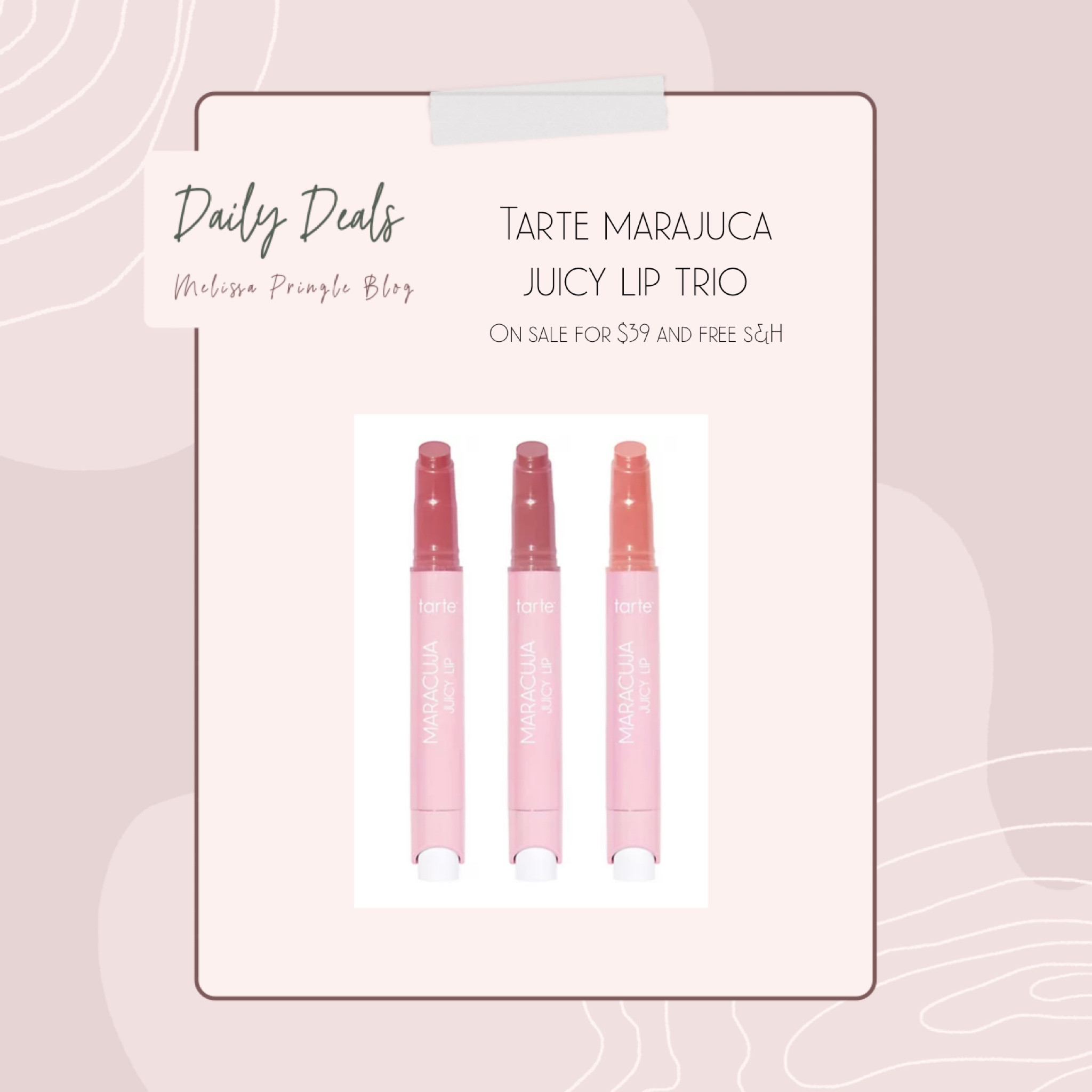 tarte marajuca juicy lip trio • fav lip product • on sale for $39

#LTKsalealert #LTKbeauty #LTKunder50