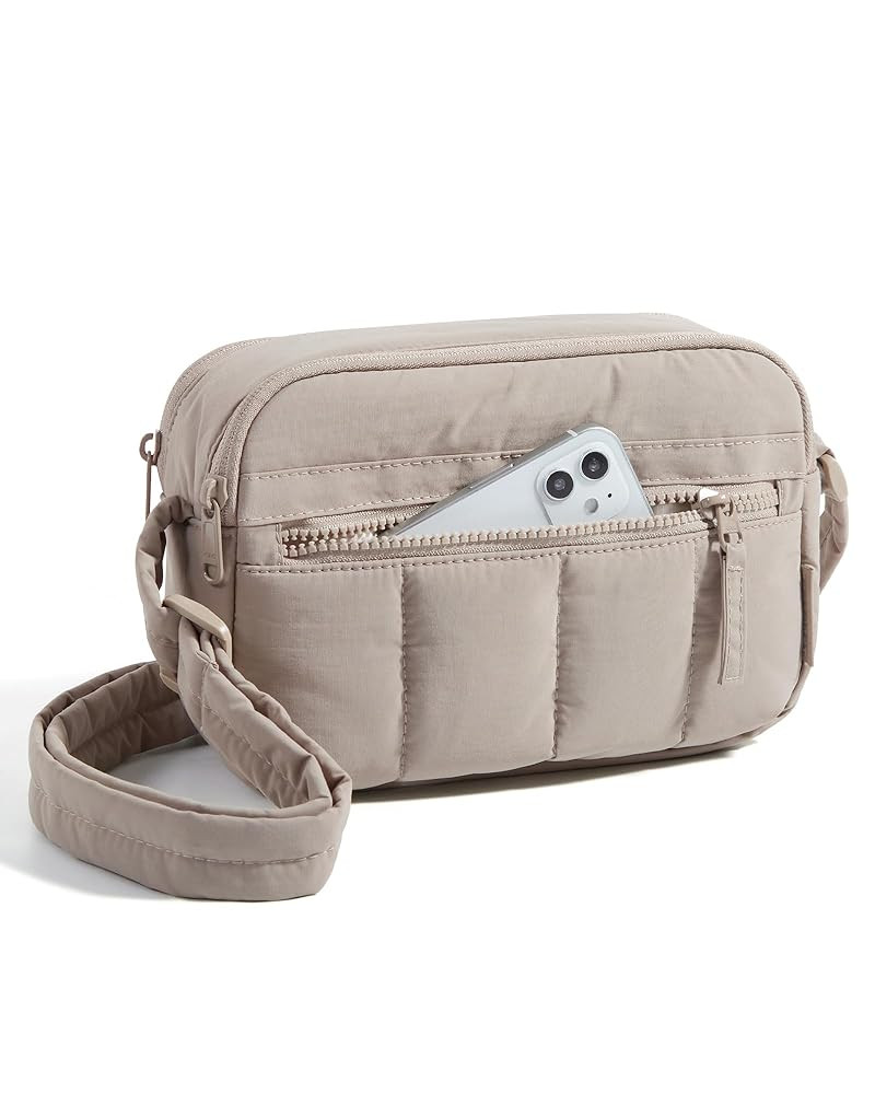 BAGSMART Cross Body Purse, Mini Crossbody Bags for Women Travel Purse, Puffy Shoulder Handbag Wal... | Amazon (US)