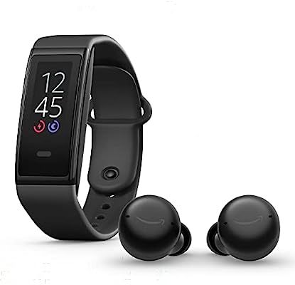 Echo Buds (2nd Gen) | Wireless earbuds + Amazon Halo View fitness tracker | Active Black - Small/... | Amazon (US)