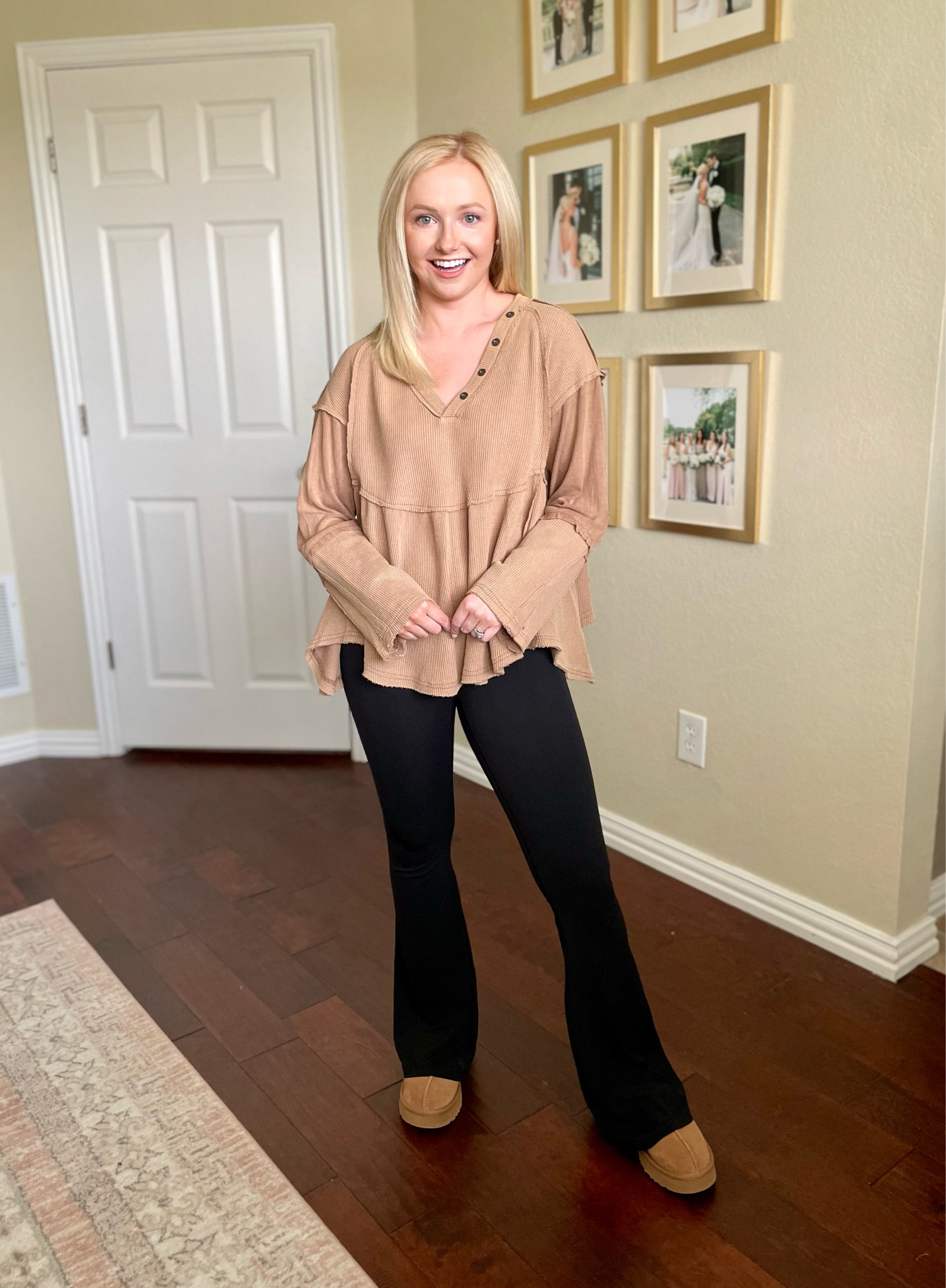 Wearing a small in top and bottoms | loungewear; fall tops, sweatpants, fall cozy 

#LTKfindsunder50 #LTKstyletip #LTKSeasonal