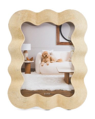 5x7  Squiggle Metallic Tabletop Picture Frame | TJ Maxx