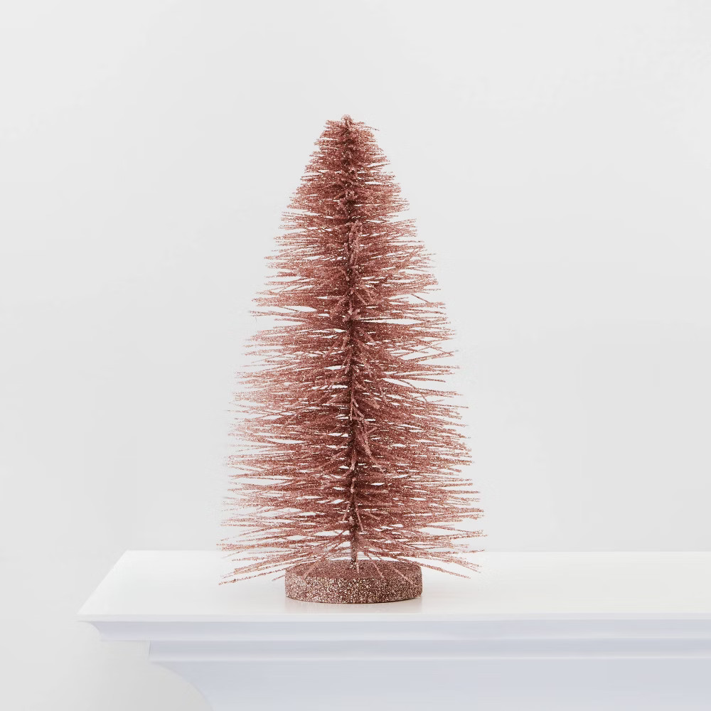 Large Bottle Brush Tree Decorative Figurine - Wondershop | Target