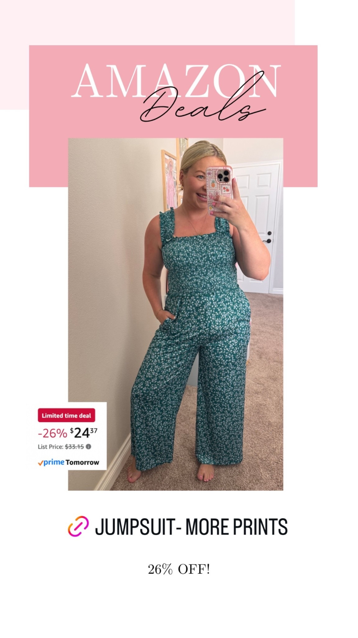 Jumpsuit on deal! Comes in a few colors. 

#LTKSaleAlert #LTKMidsize #LTKSeasonal