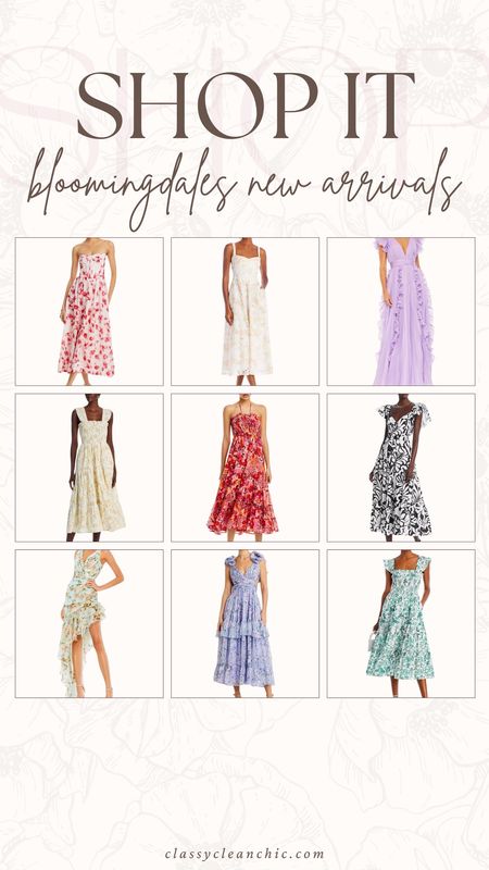 Blooming dales new arrivals. Wedding guest dresses. Special occasion dresses. Floral dresses  

#LTKSeasonal #LTKparties #LTKwedding