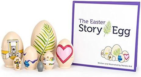 STORY EGG The Easter Colorful Nesting Toy with Resurrection Book – Great Christian or Catholic ... | Amazon (US)